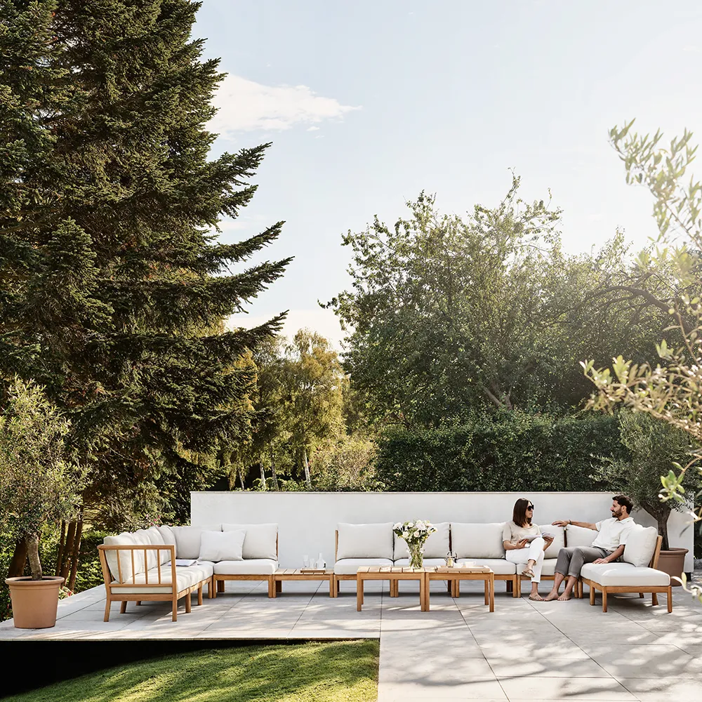 Tradition Center Modul Honiggelb/Teak