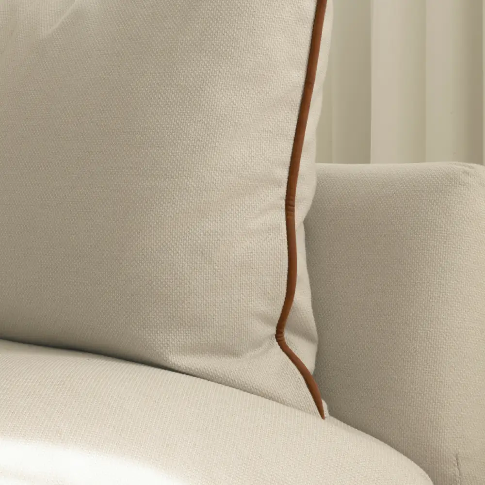 Lounge Around 3-Sitzer-Sofa Dark Oak/White Sands