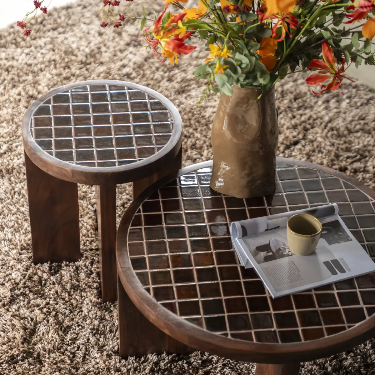 Coffee table TiledUp 70x70x35 cm