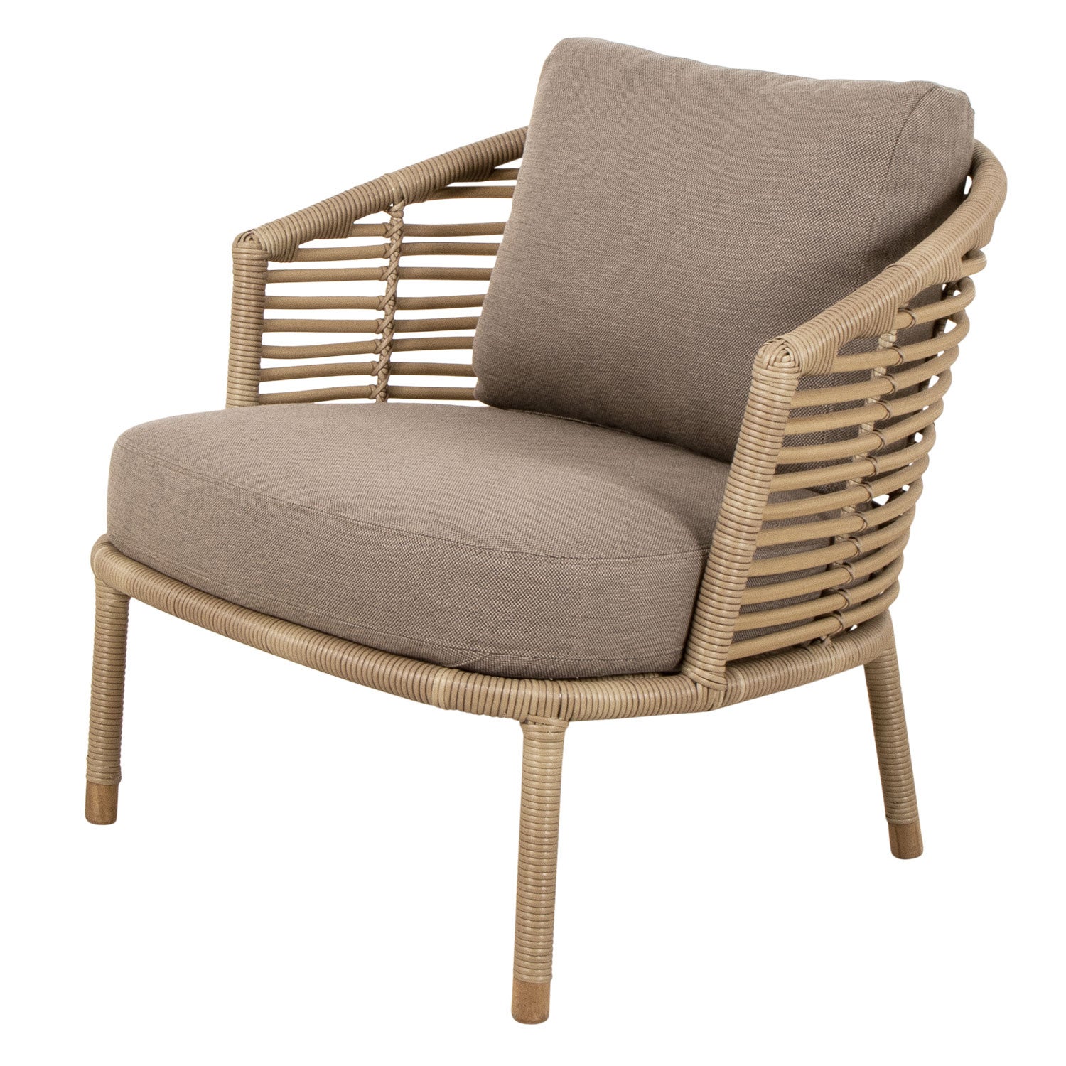 Sense Lounge Sessel taupe inkl. Kissenset