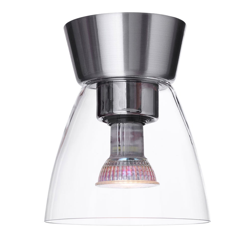 Bizzo Ceiling D165 Aluminium/Klarglas Inkl Lichtquelle