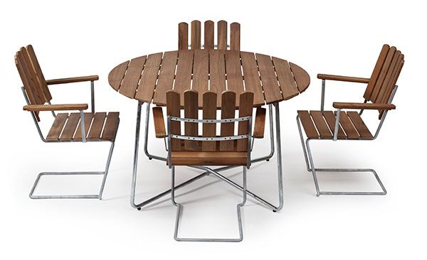 Esstischgruppe 9A & A2 Teak