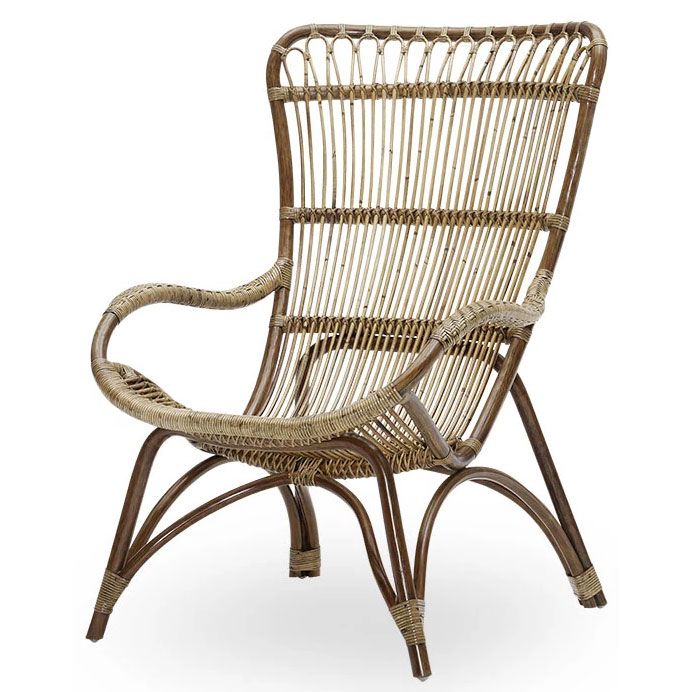 Monet Rattan Sessel Antik