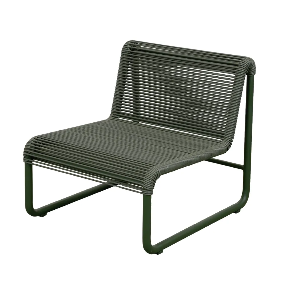 Al Dente loungesessel Weave Dark green