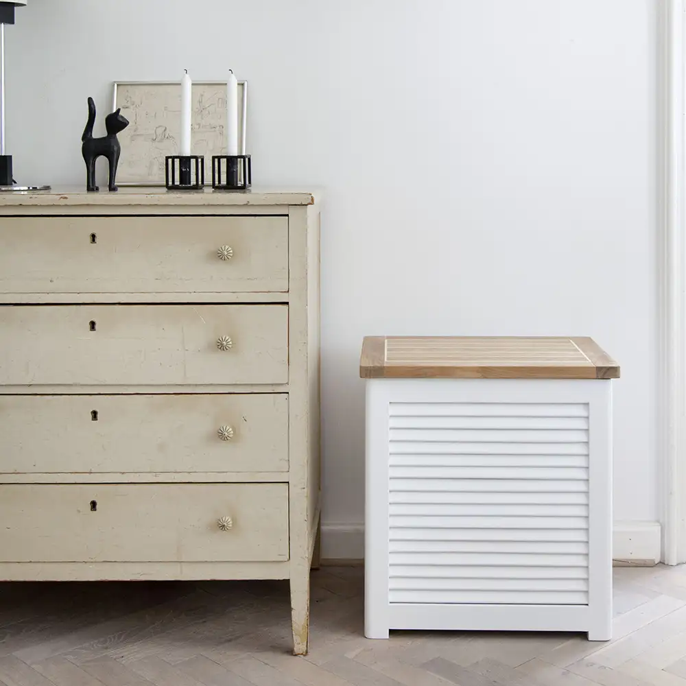 Classic Wäschekorb 45 cm Weiß