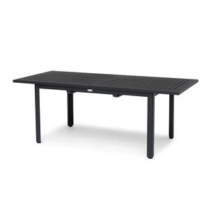 Nydala Esstisch 96x200/280 cm schwarz