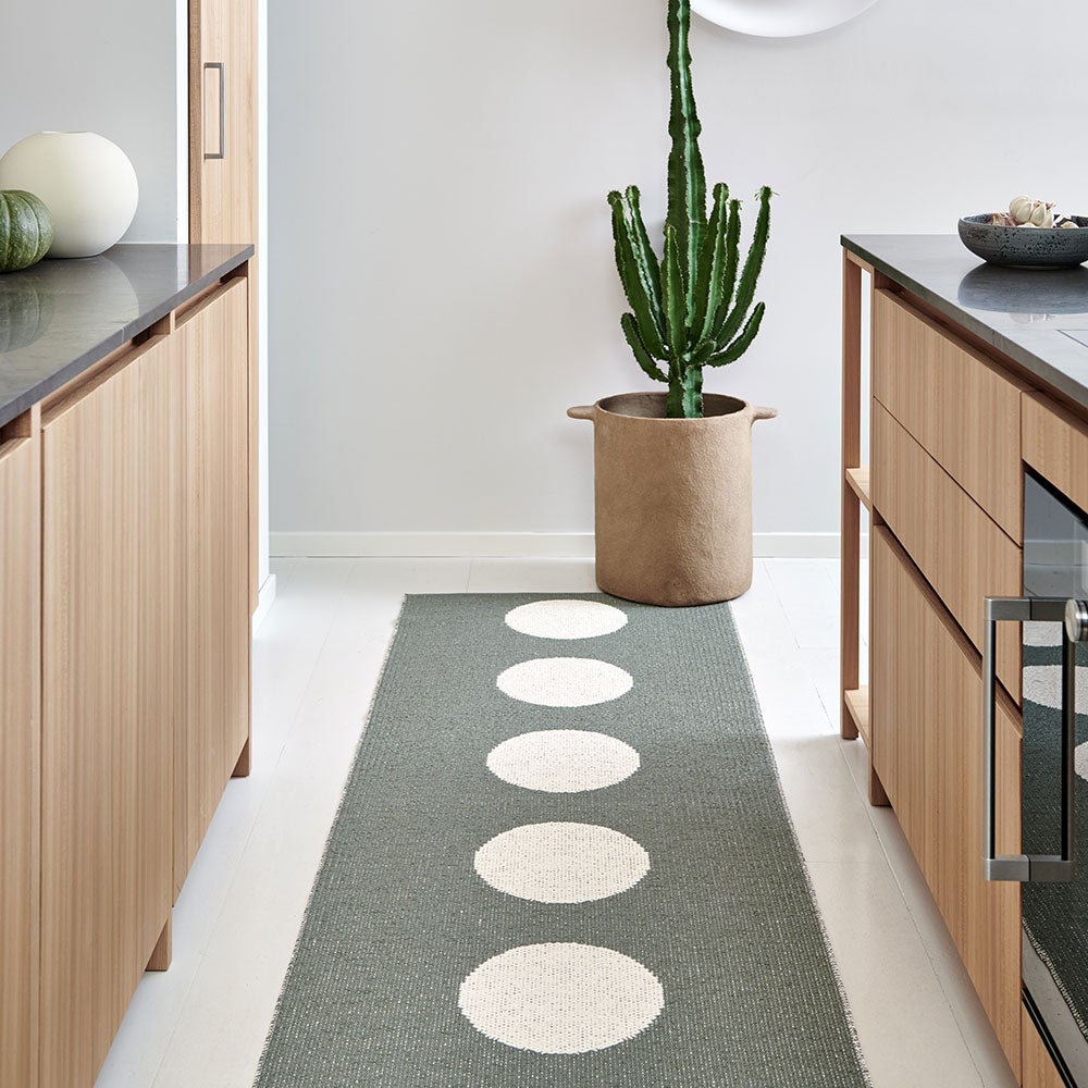 Vera Teppich 70x225 cm army / vanilla