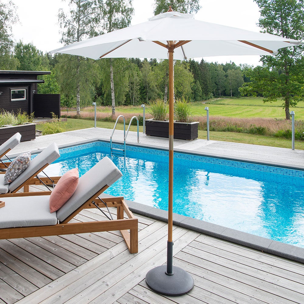 Sonnenschirmfuß 35 kg grau 
