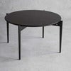 Tilia Couchtisch Ø88 cm Eiche schwarz gebeizt