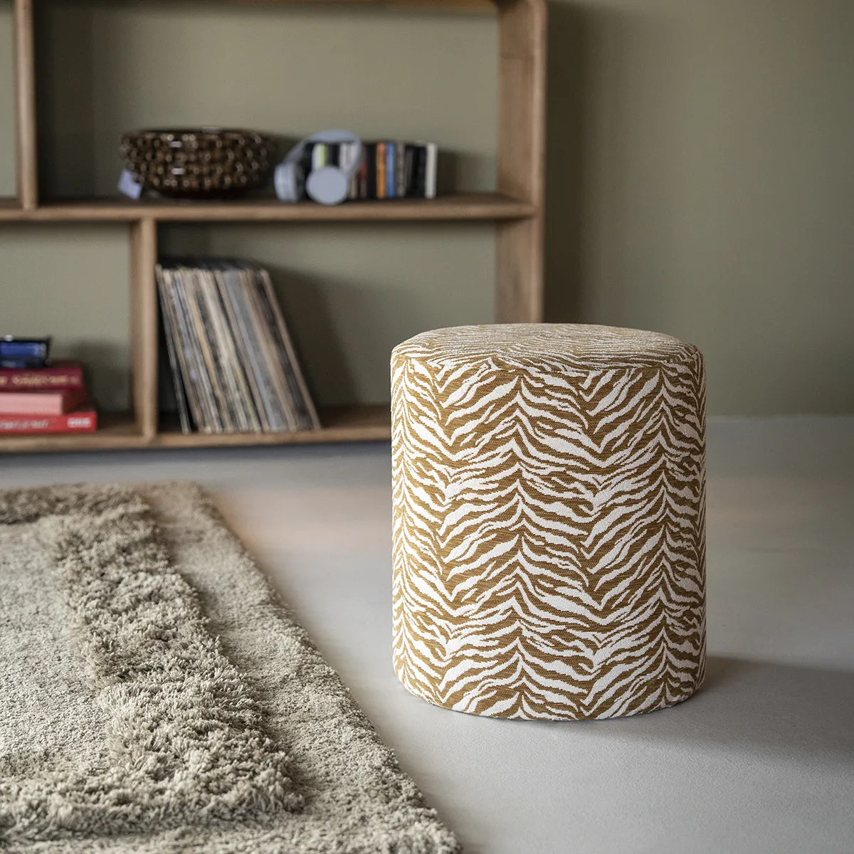 Hocker Tigra Mustard H42 cm
