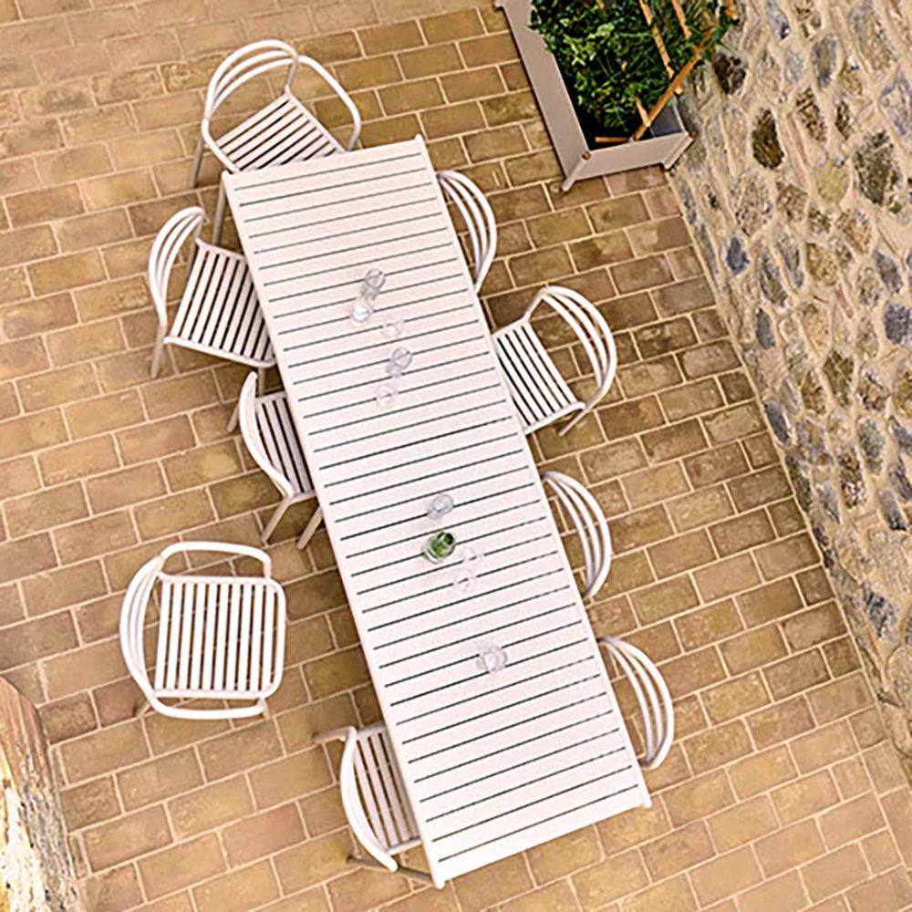 Bliss Esstisch-Verlängerungsplatte inkl. Beine Sandfarbenes Aluminium