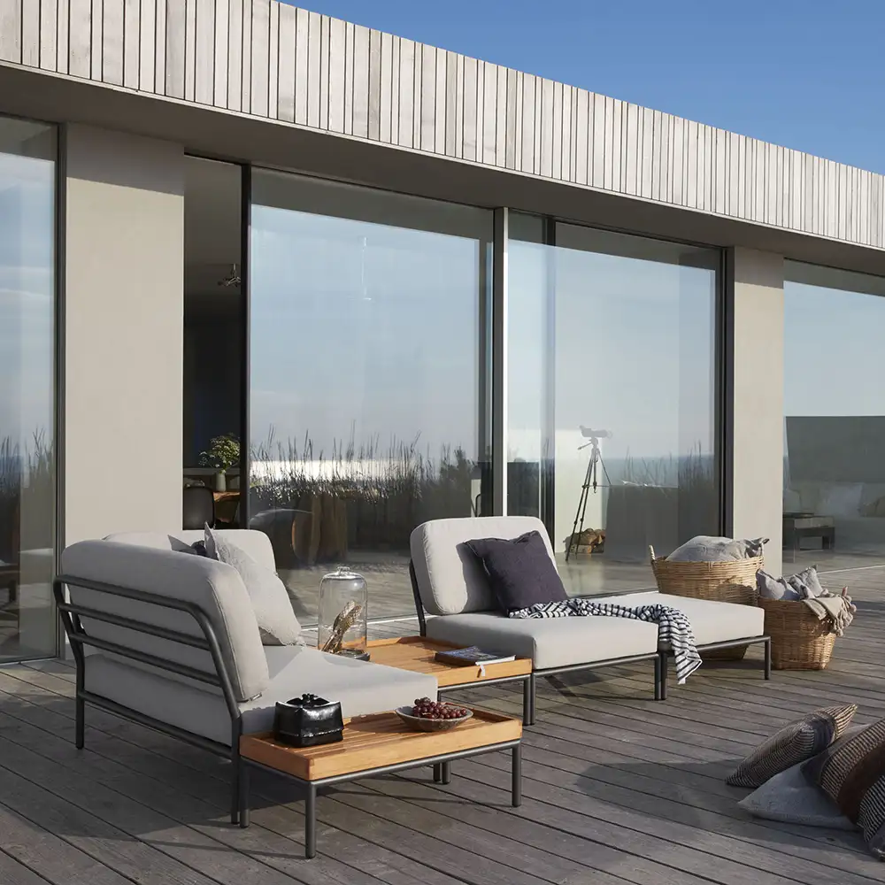 Level Endteil links beige