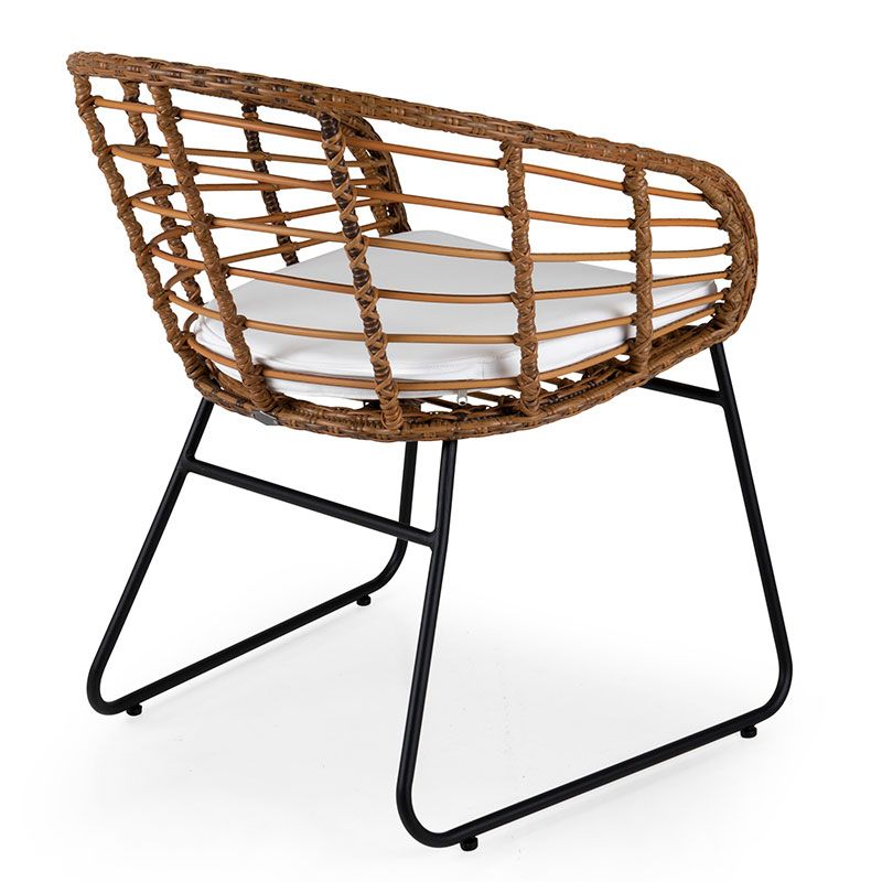 Covelo Esszimmerstuhl natur/weiß