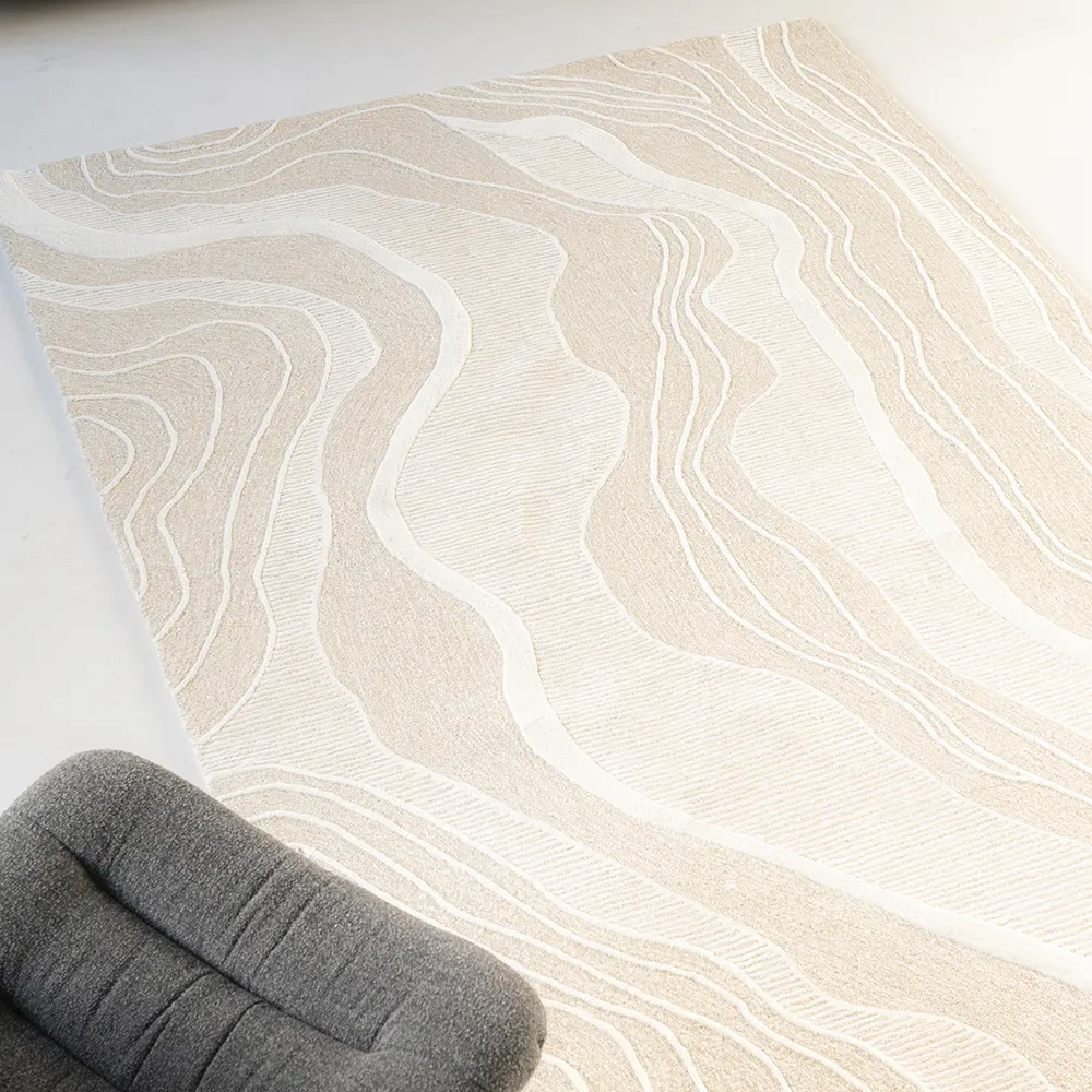 Teppich Soil 190x290 cm Beige