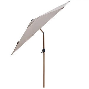 Sonnenschirm Sonnenschirm 300 cm Taupe / Holzoptik