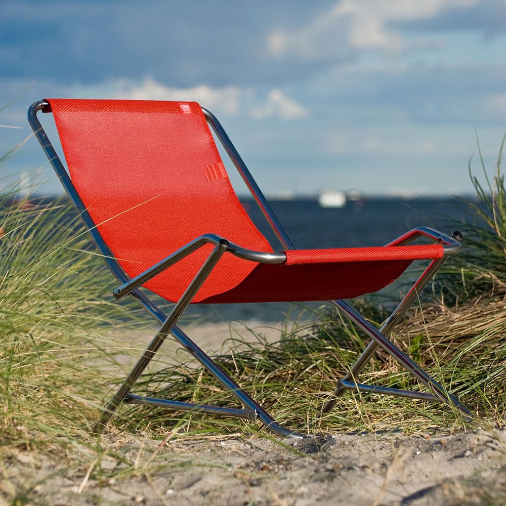 Dondolina Sonnenliege schwarz textil/Aluminium