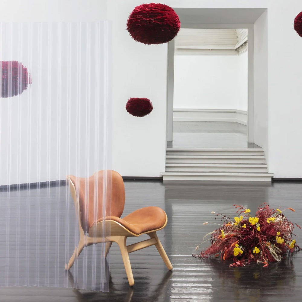 A Conversation Piece Loungesessel Oak/Hope Leather Cognac