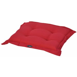 Canyon Sitzkissen dick 42x45 cm strukturiert dralon Rot