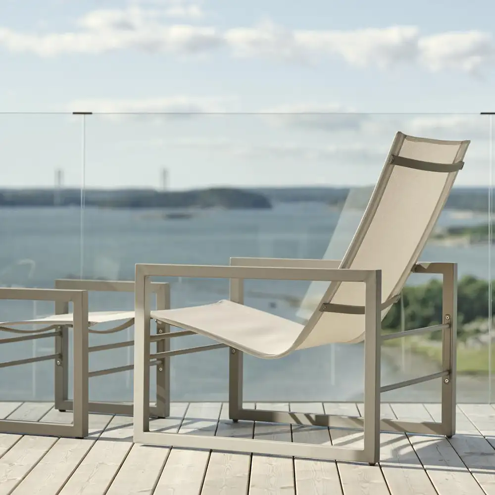 Vevi Sessel Khaki/Offwhite