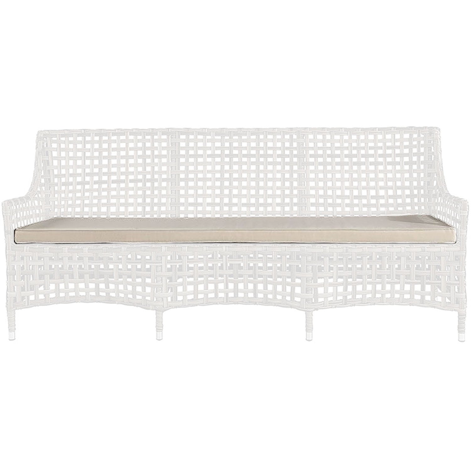 MALAGA Esszimmer Sofa Kissen weiß