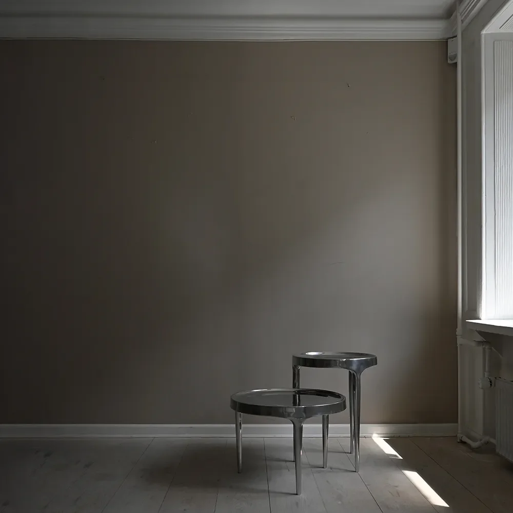 Phantom Couchtisch hoch – Chrom