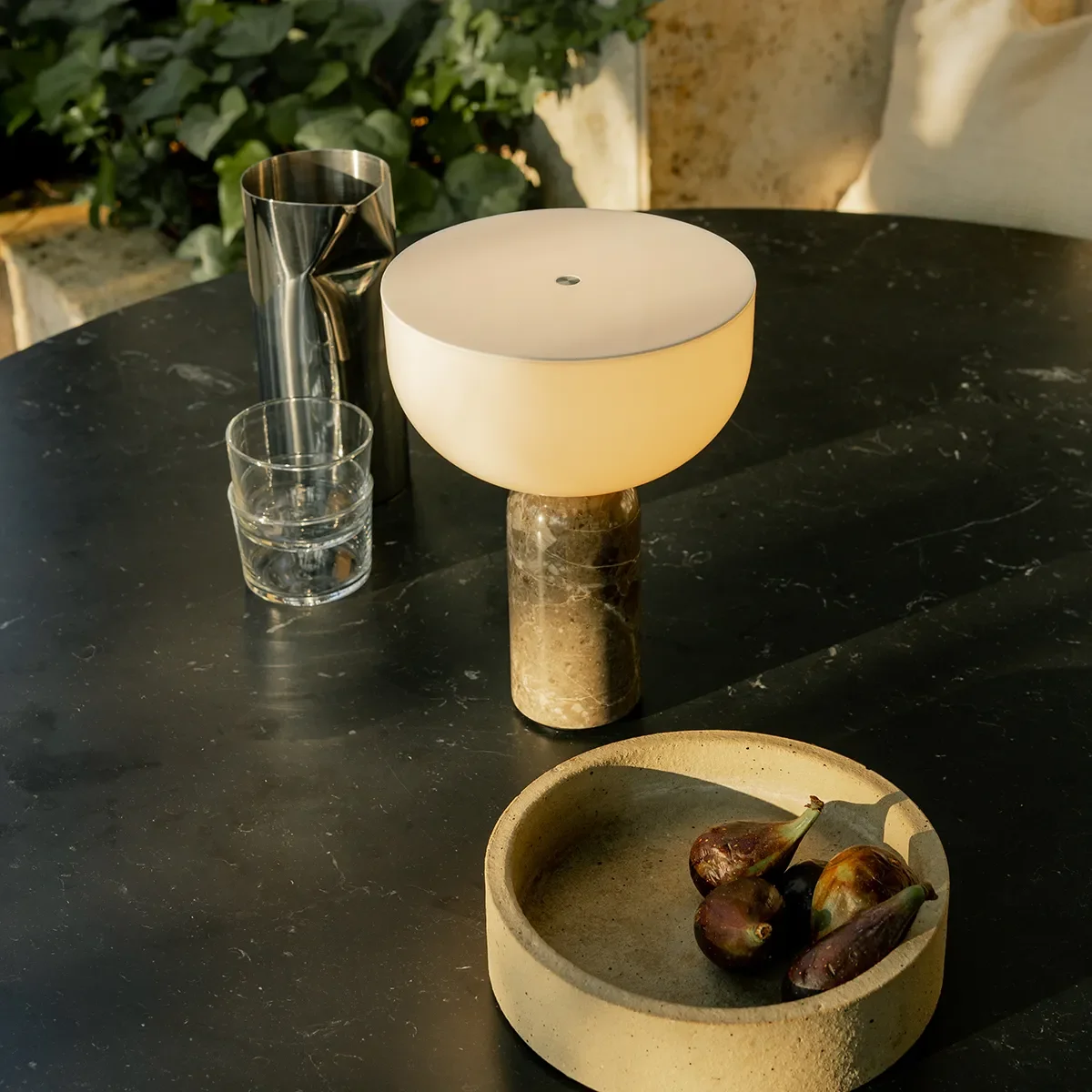 Kizu Tragbare Tischleuchte Gris Du Marais