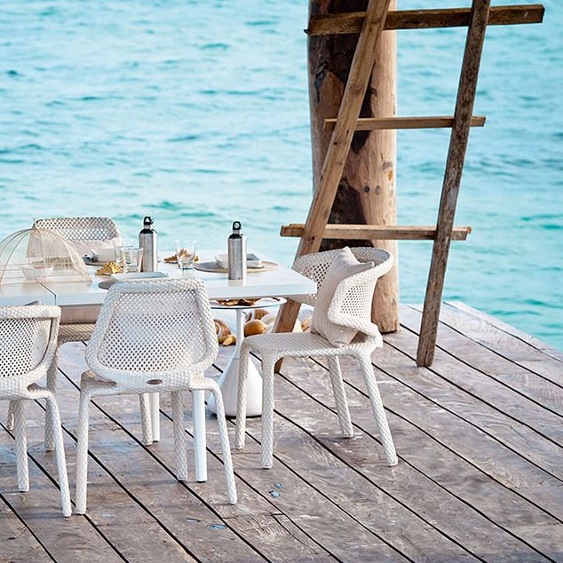 Seashell Sessel weiß 