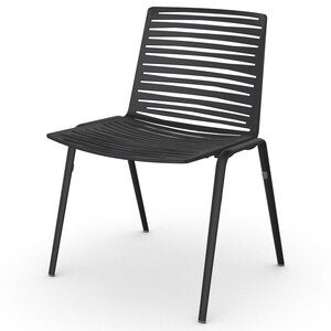 Zebra Esszimmerstuhl Schwarz