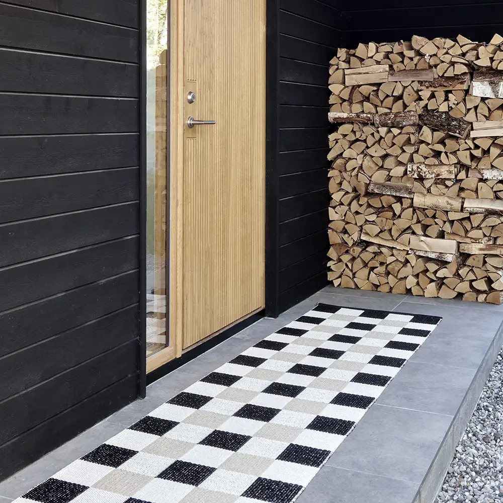 Pix Teppich 70x240 cm Black/Vanilla/Beige