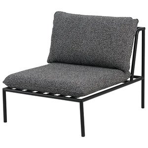 Collier mittlerer teil Schwarz / Teddy black