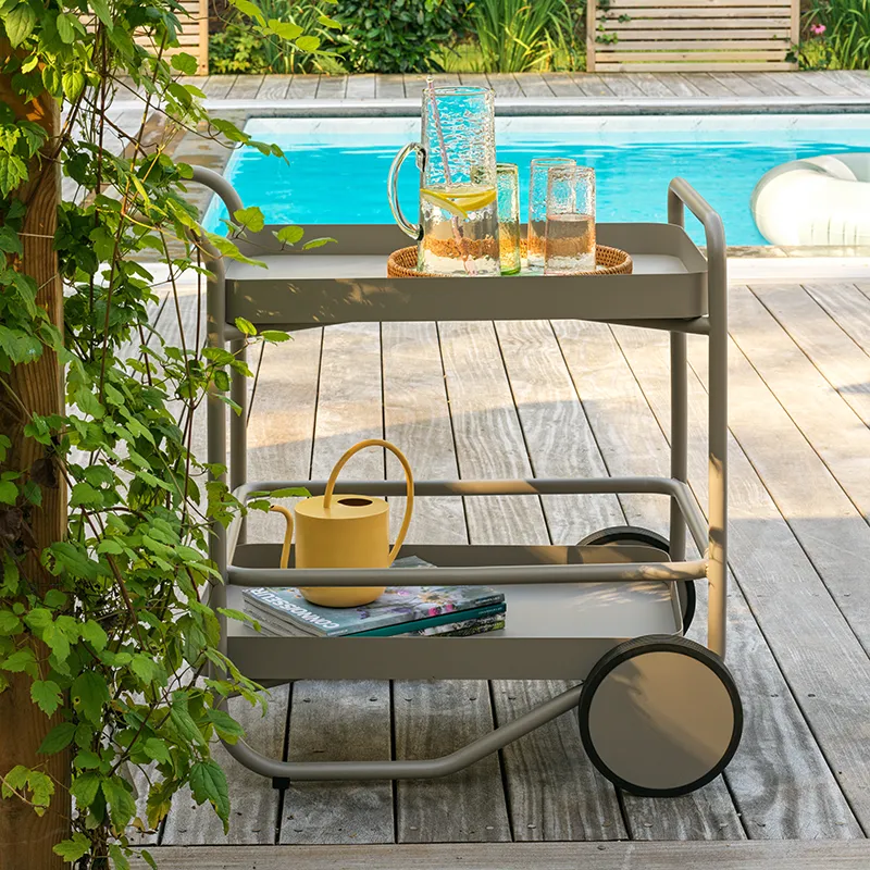 Trolly servierwagen  Dusty green