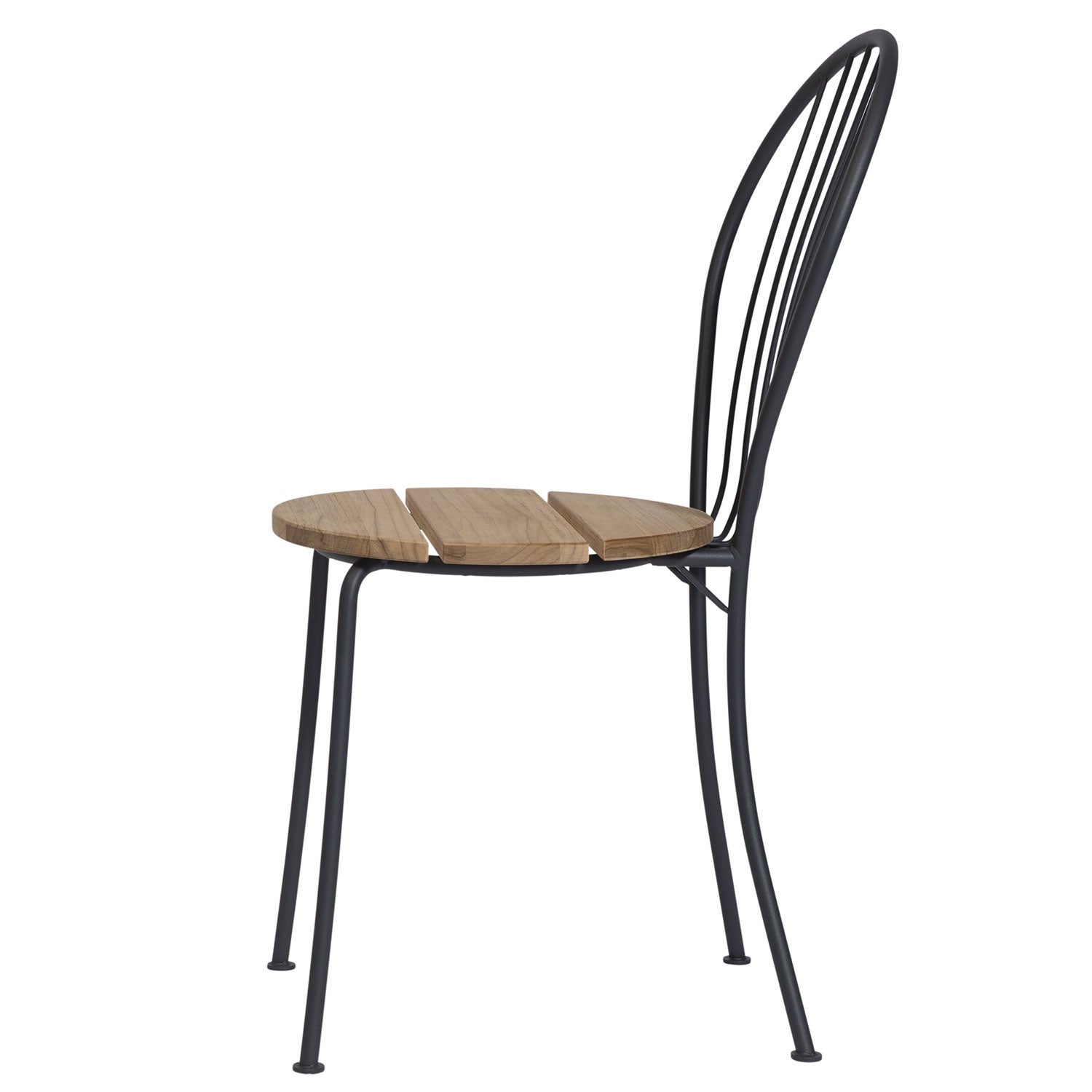 Akleja Stuhl teak/grau Grythyttan