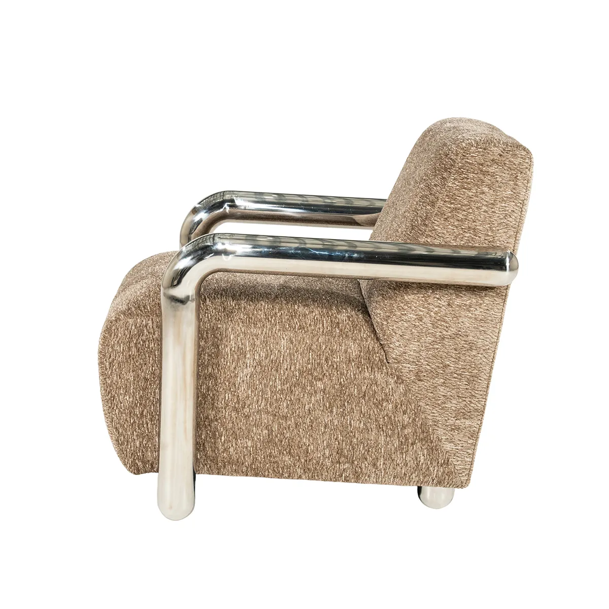 Sessel Chromette Taupe