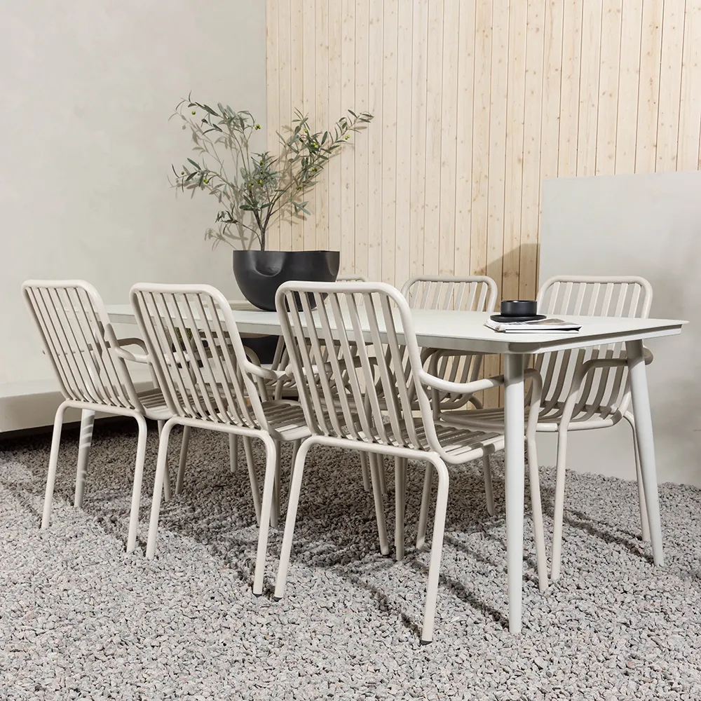 Lina Esstisch 90x200 cm Beige