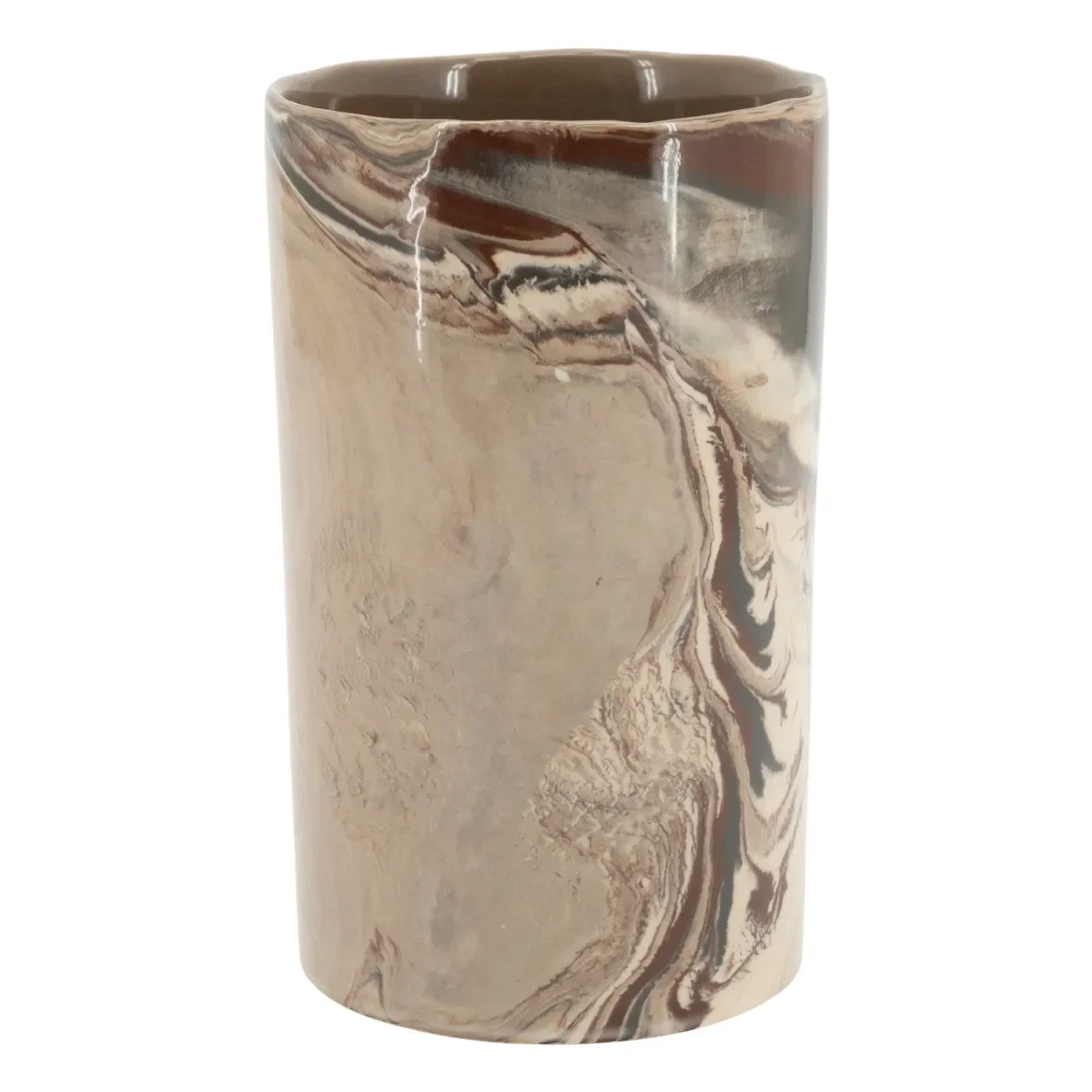 Nagara Vase 12x12x20 cm Steinzeug Multicolour