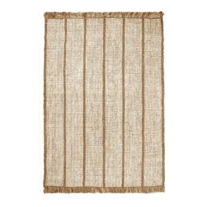 Athens Handgewebter Juteteppich 170x240 cm - Natural/Off-white