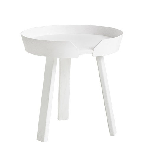 Around Couchtisch Ø45 cm- White 