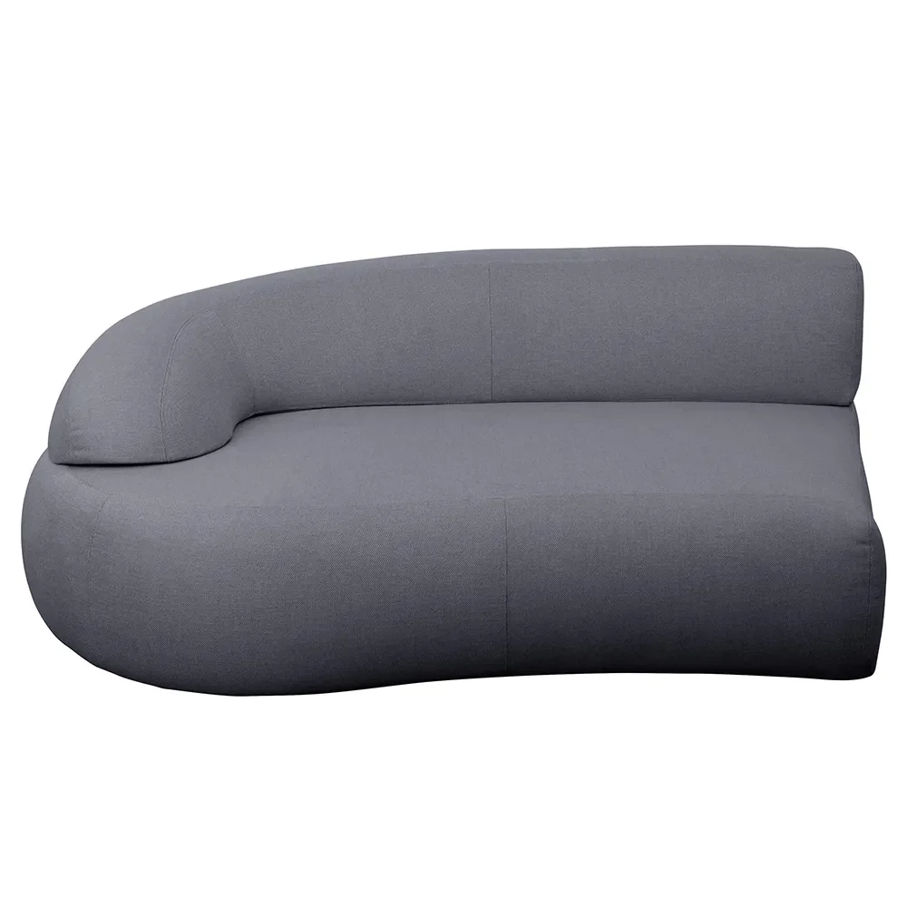 Mellow Sofa-Modul rechts mit langer Rückenlehne Grey