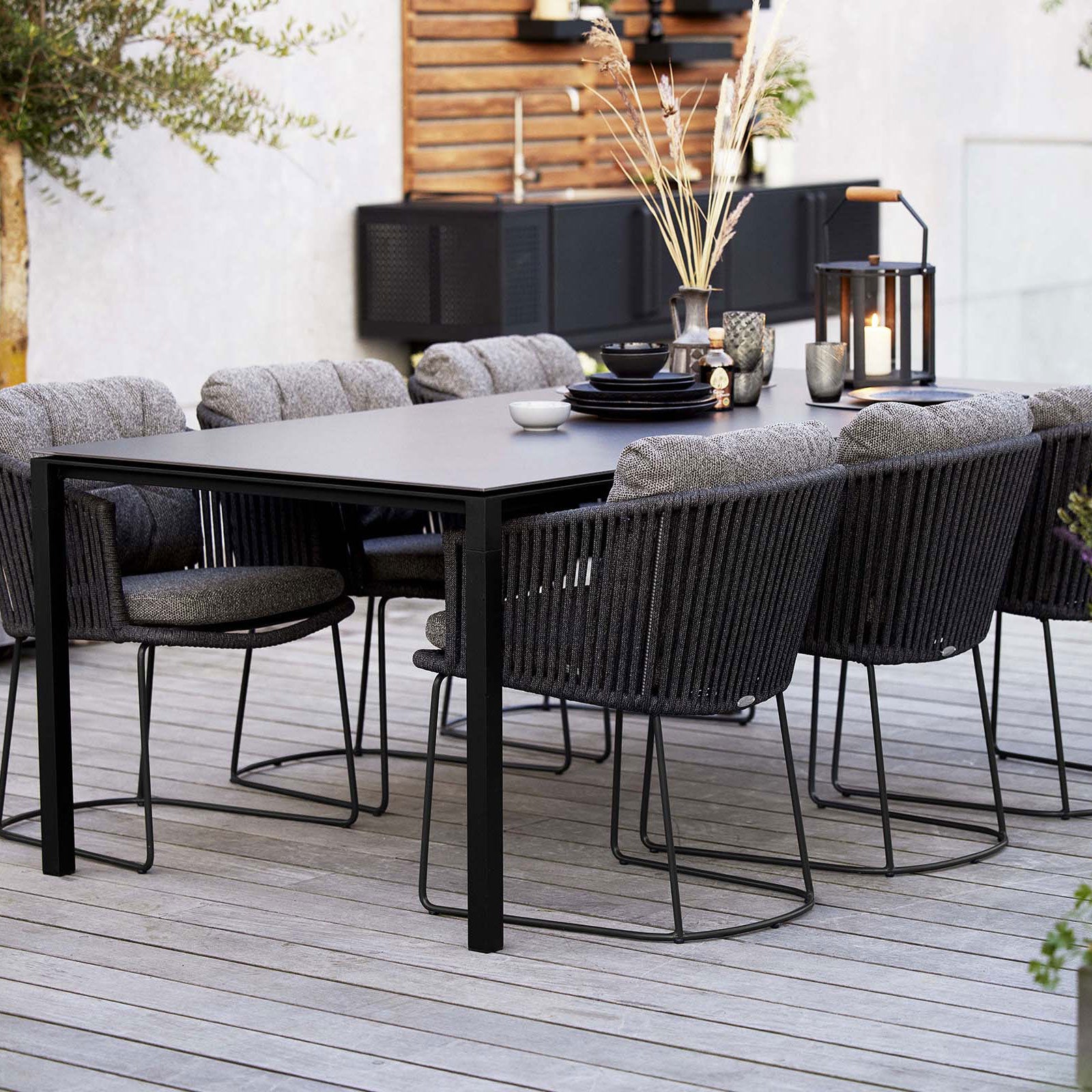 Moments Sessel Dunkelgrau