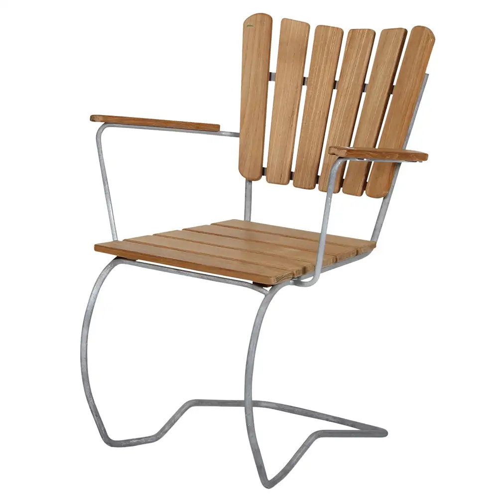 56:an Sessel Geflecht/Teak