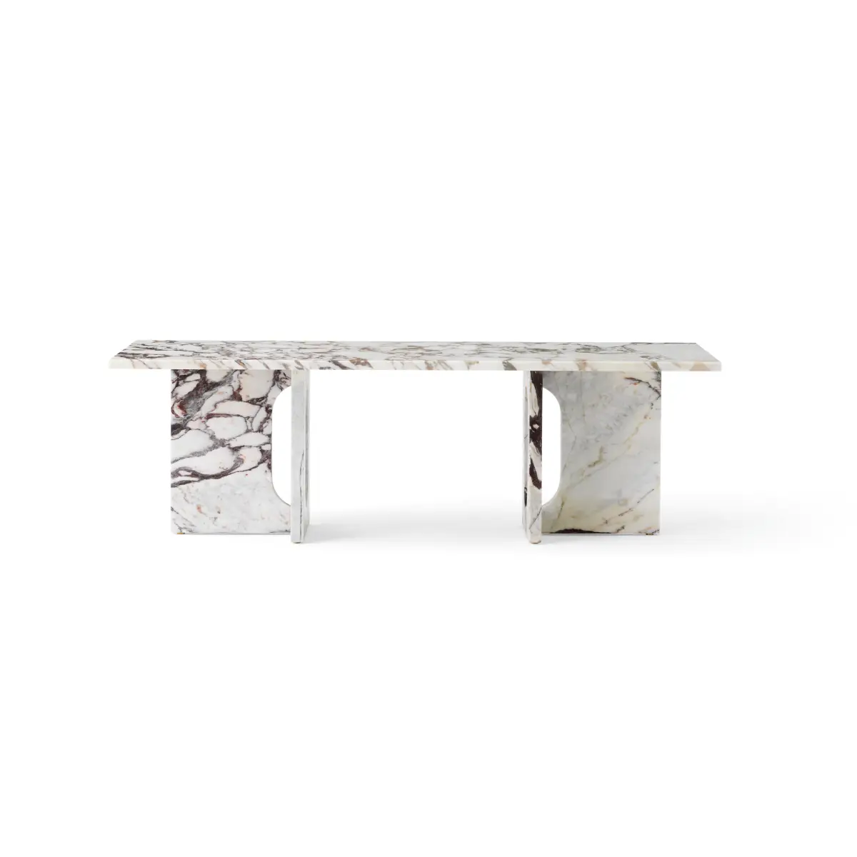 Androgyne Couchtisch - Marmor Calacatta Viola
