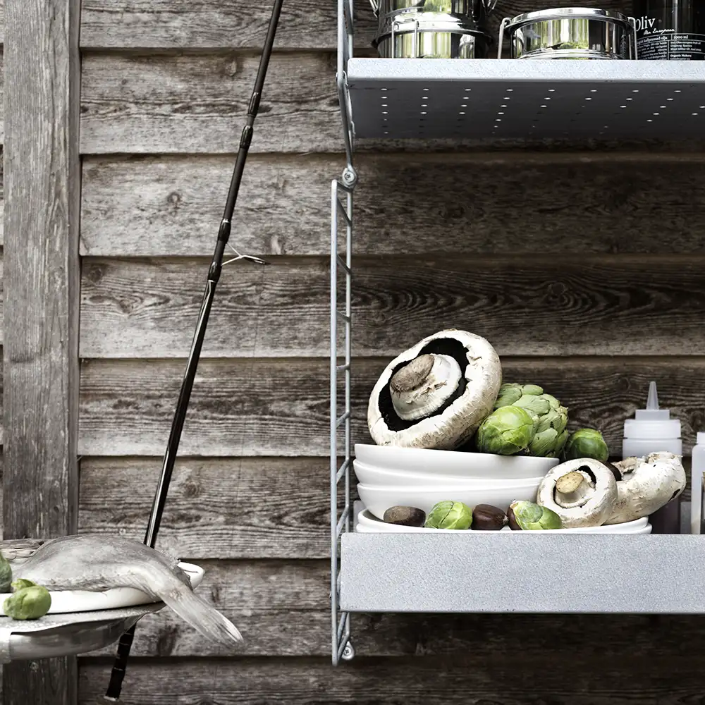 Wandpaneel 50x30 cm Verzinkt