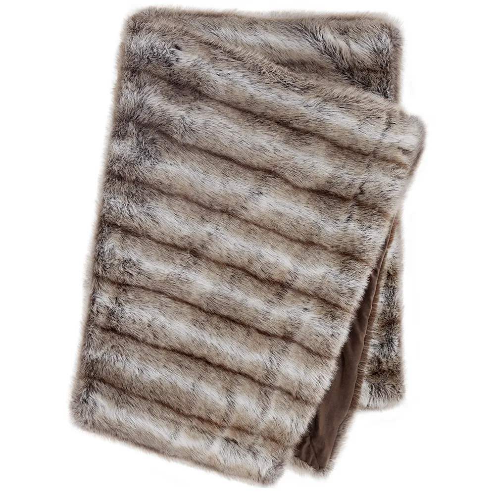 Skinnwille, Hunter Decke 140x220 Cm Brown