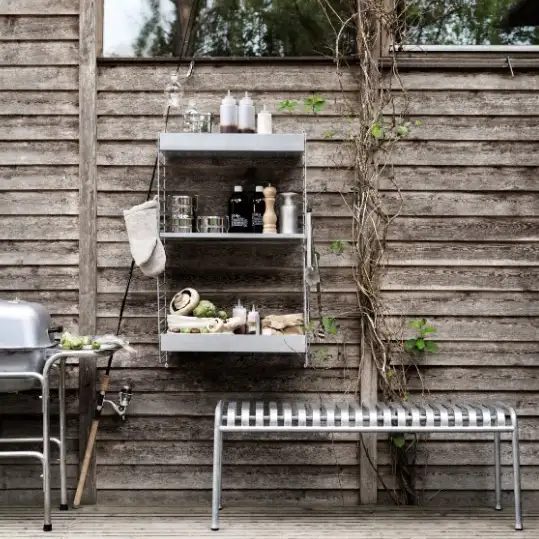 Wandpaneel 50x30 cm Verzinkt