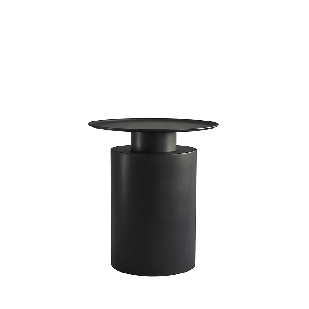 Pillar Couchtisch, hoch – Burned Black