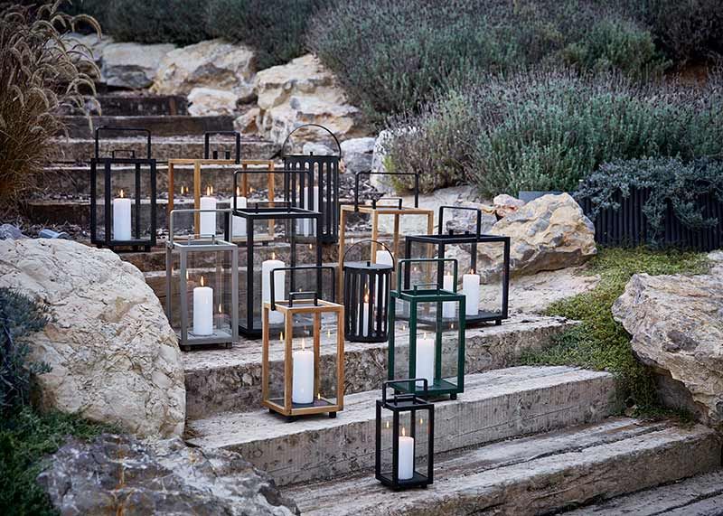  Lighthouse Laterne Taupe Klein