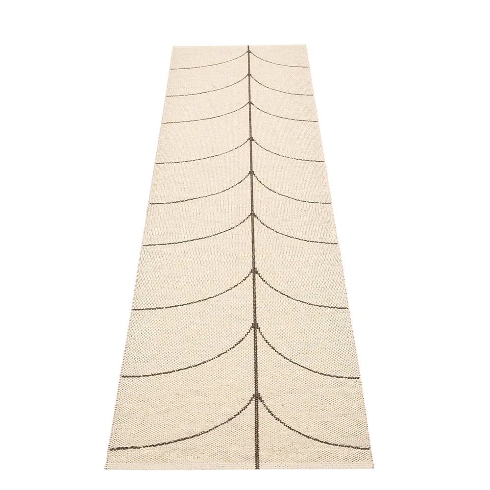 Gewebter Teppich Leif Dark Brown 70x270 cm