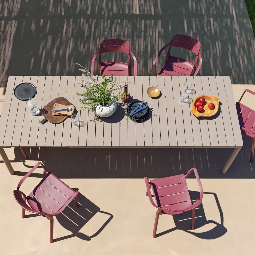 Ausziehbarer Tisch Tevere 210 Tortora