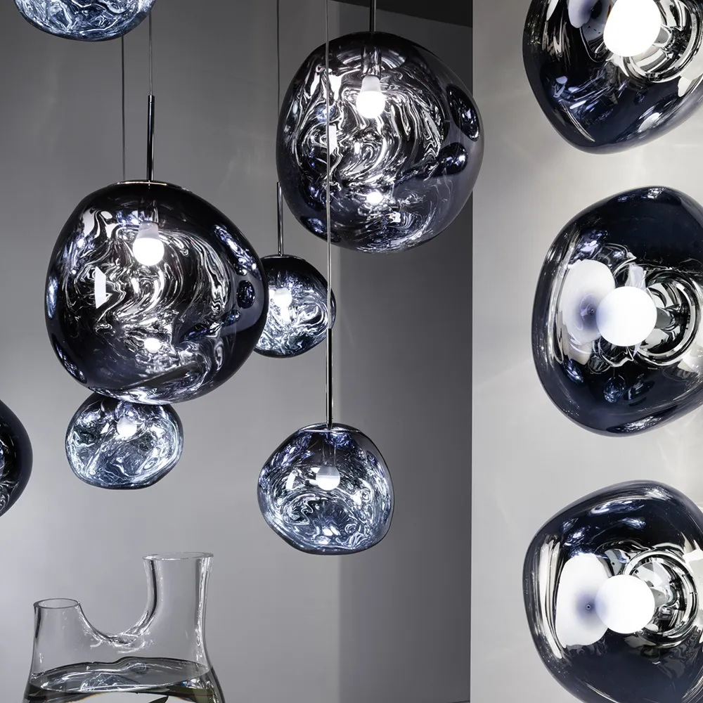 Melt Pendant Mini Smoke LED