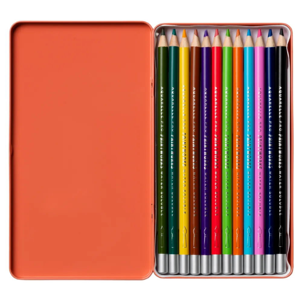  12 Buntstifte - Aquarelle